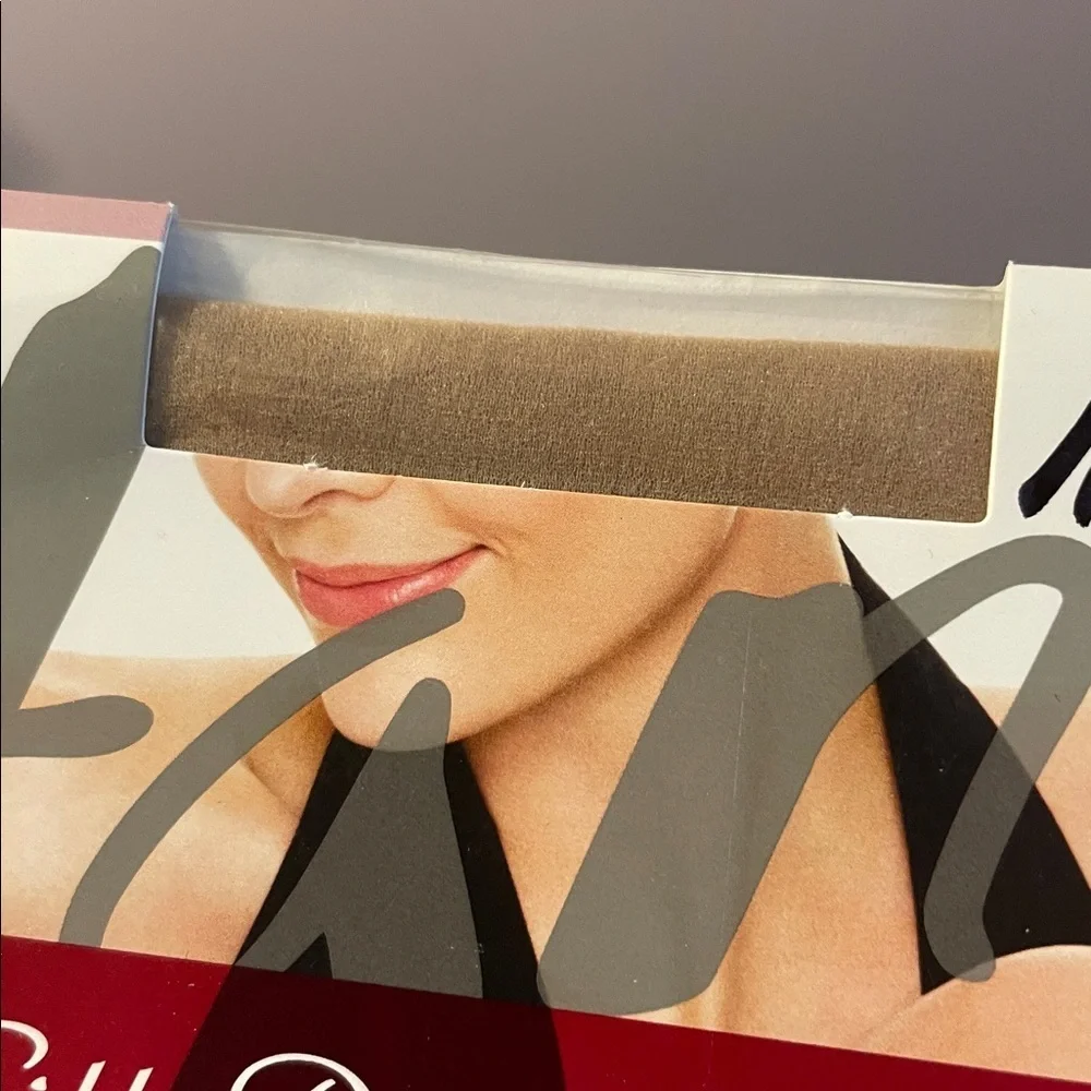 Hanes Silk Reflection Extra Sheer Toeless Control Top Buff Pantyhose size CD